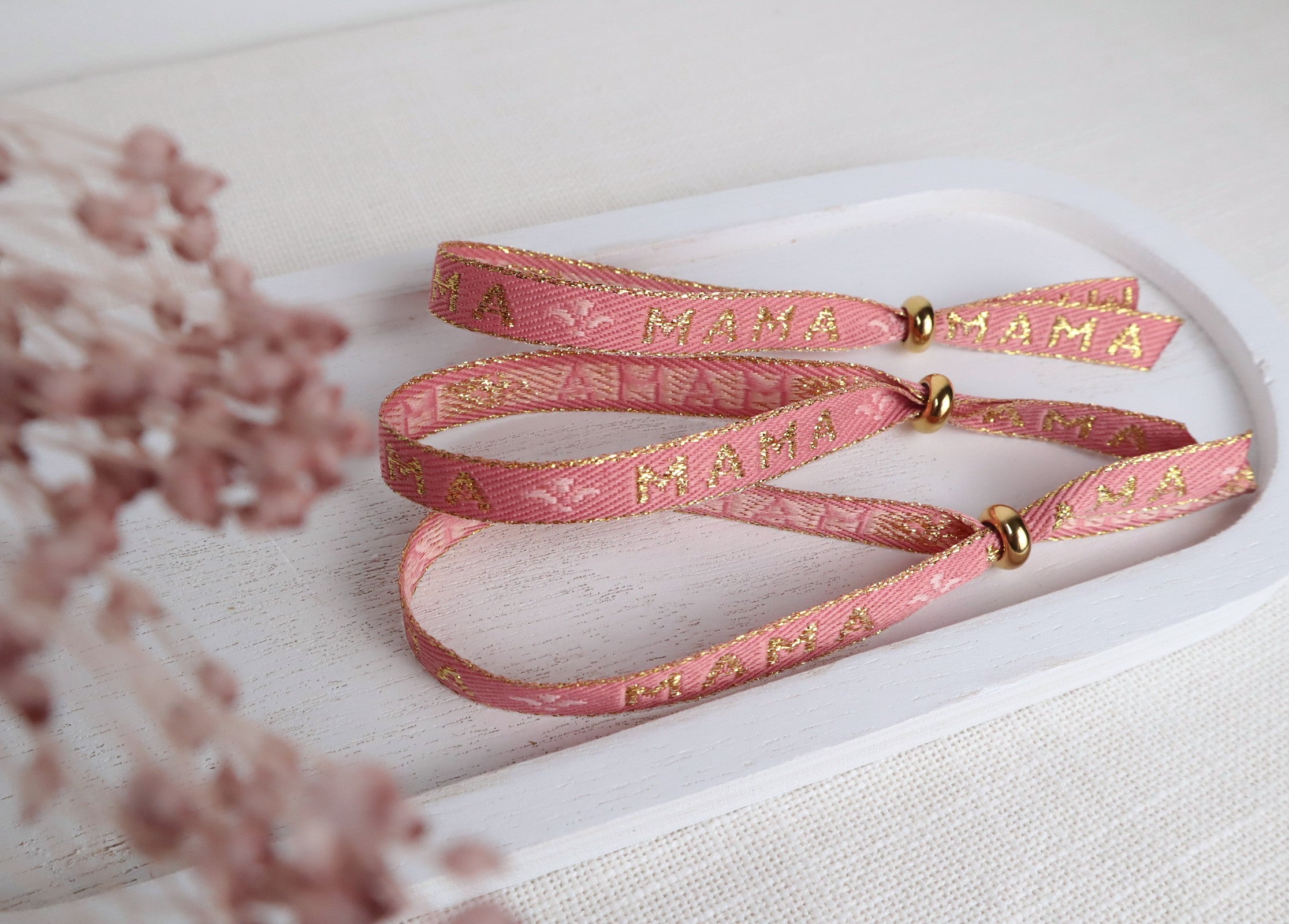 Stoffarmband Mama | Festivalarmband