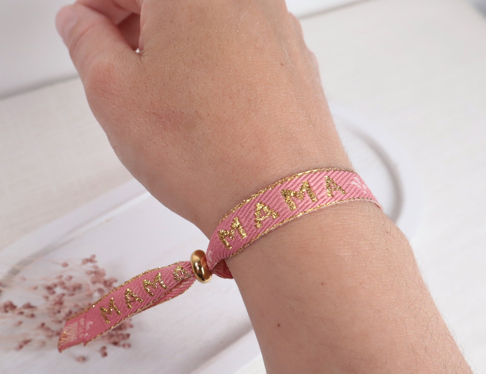 Stoffarmband Mama | Festivalarmband