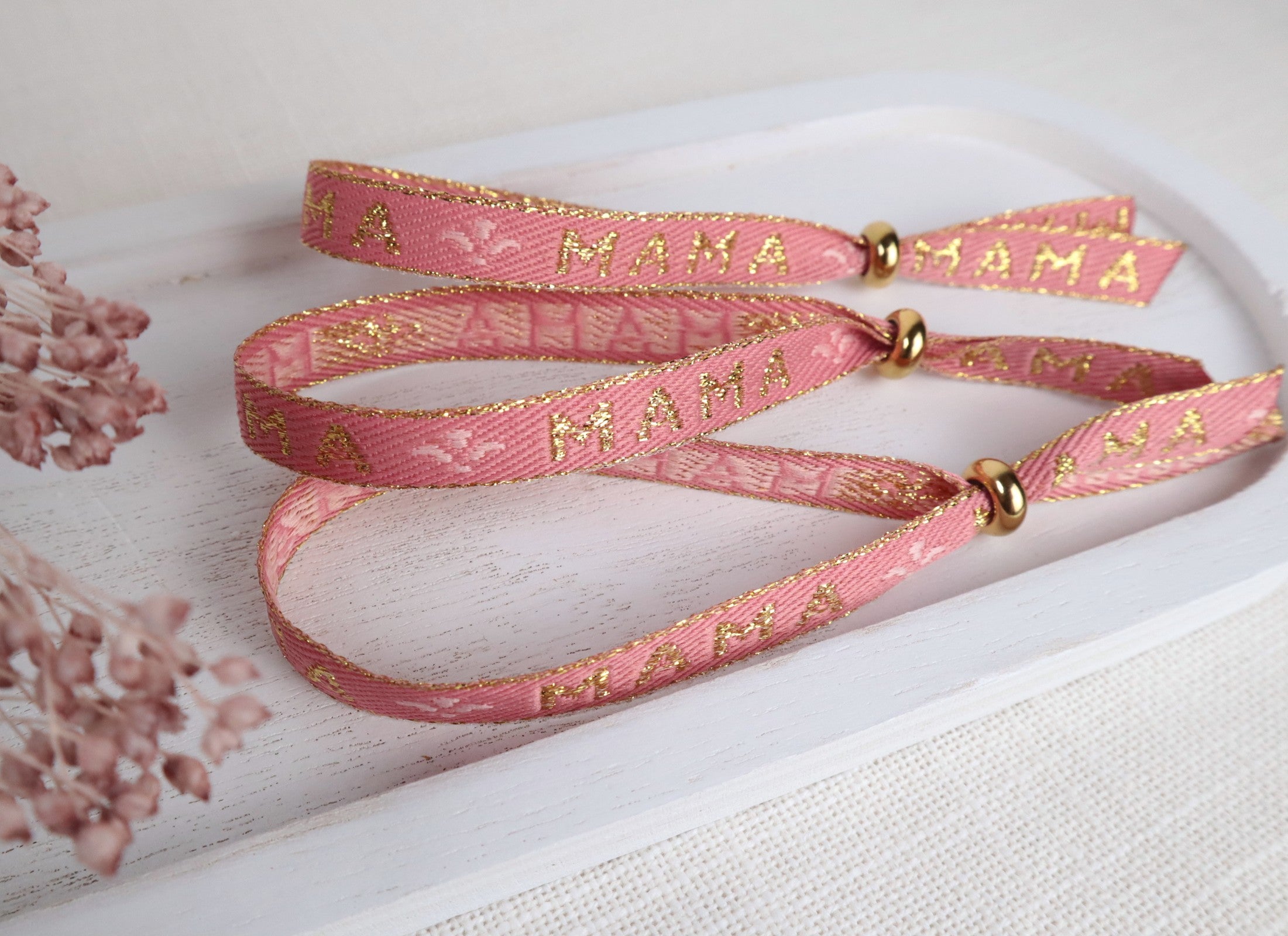Stoffarmband Mama | Festivalarmband