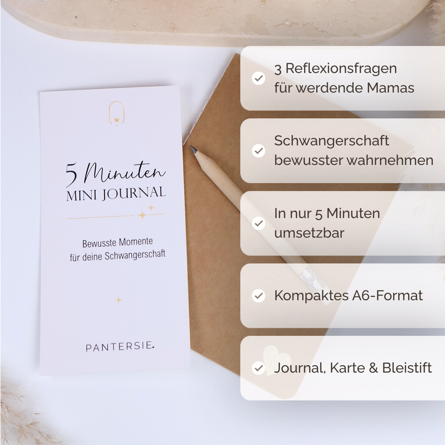 Mini-Journal Schwangerschaft | 5 bewusste Minuten für werdende Mamas