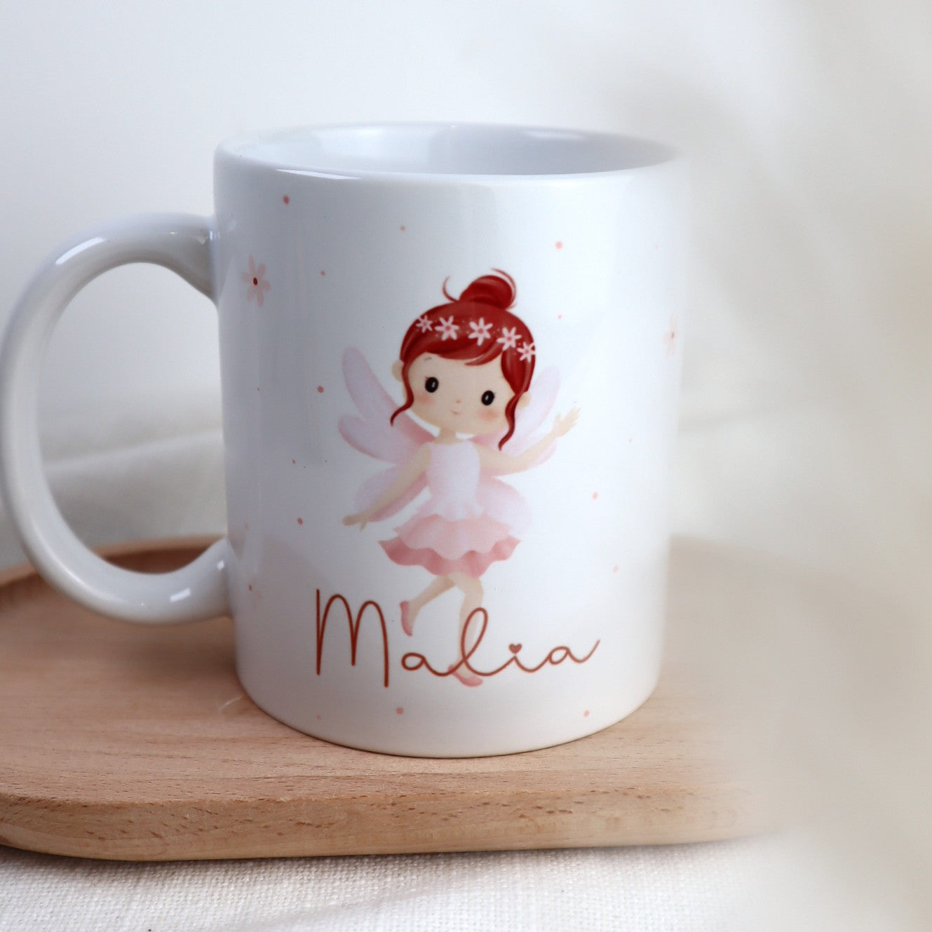 Kindertasse Fee mit Name - personalisierte Tasse