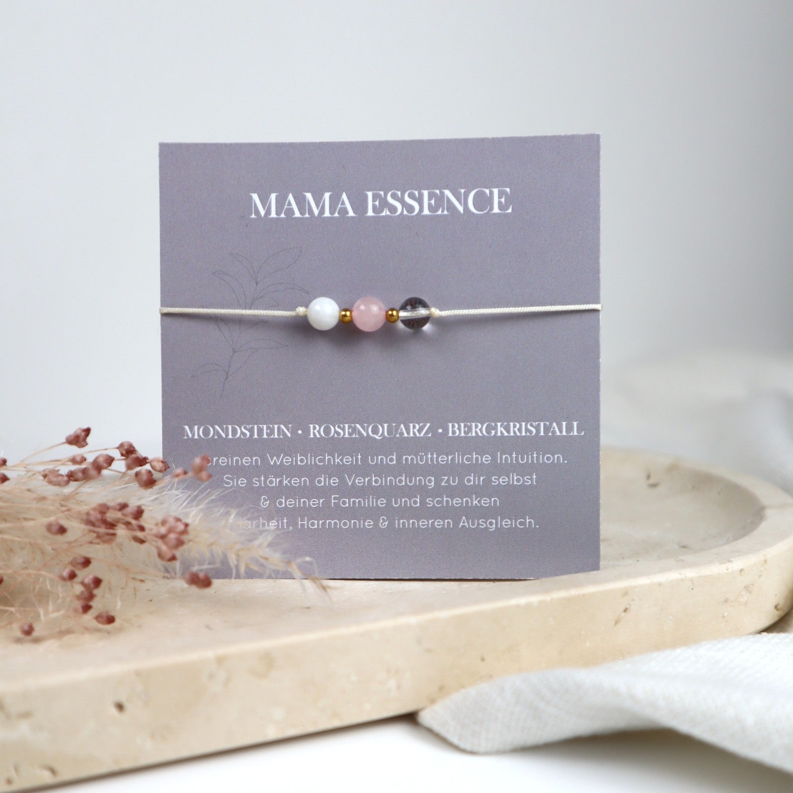 Mama Geschenkbox "Danke Mama" | Kleine Box mit Tee & Armband