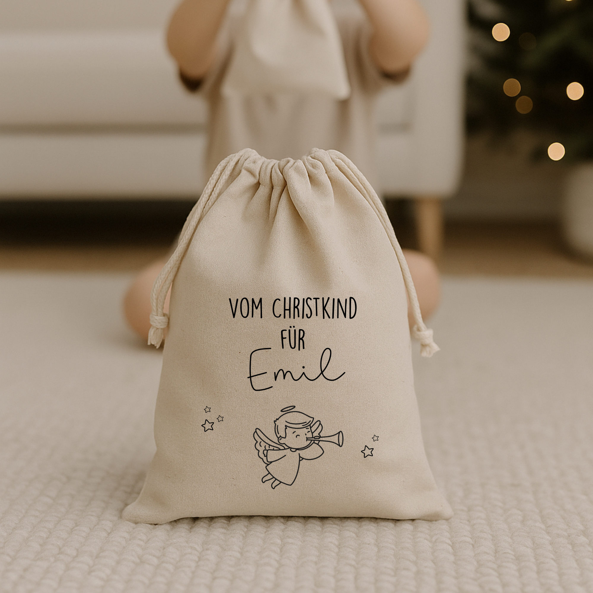 Nikolaus-Säckchen personalisiert mit 6 Motiven zur Auswahl