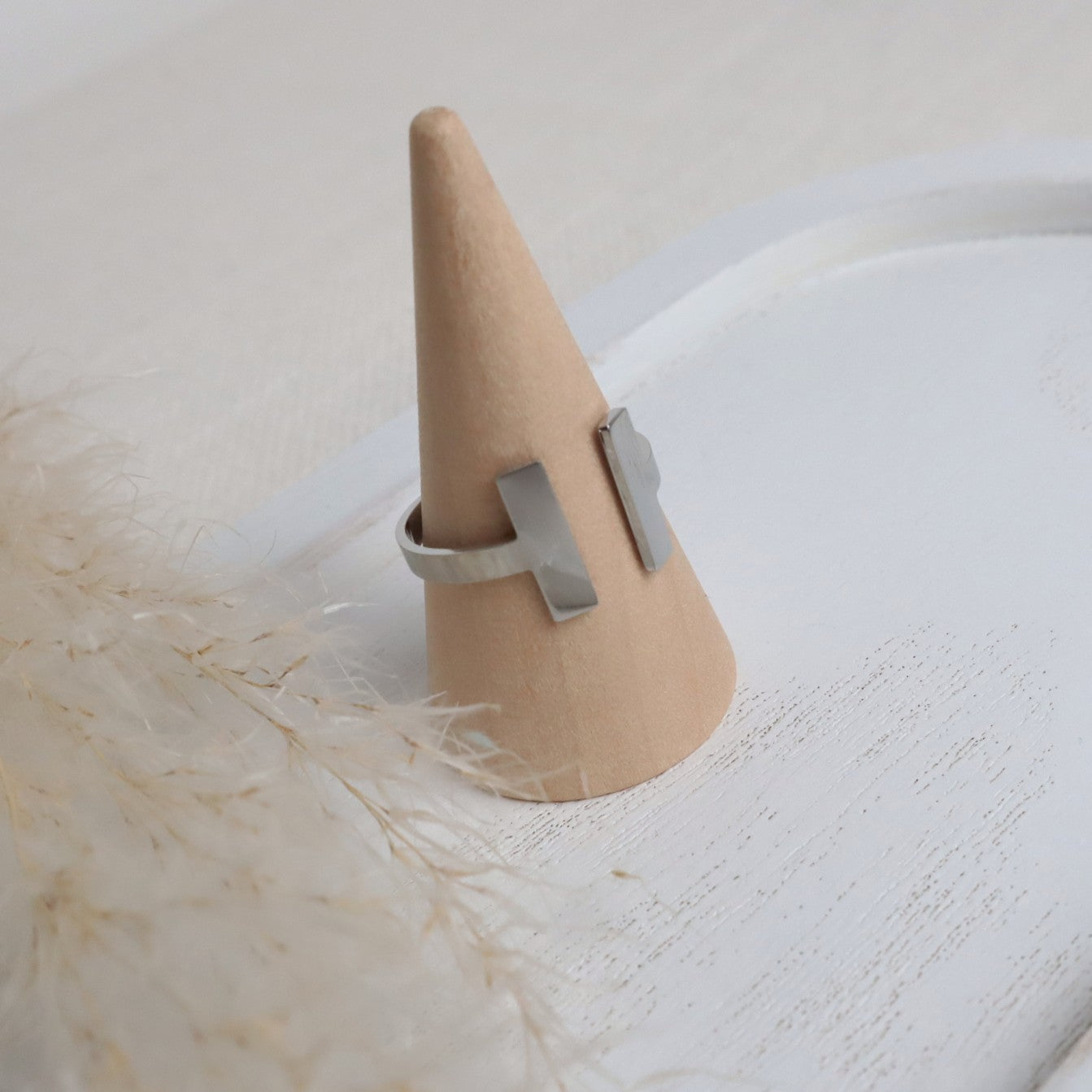 Ring Edelstahl Silber – Minimalistisch & verstellbar