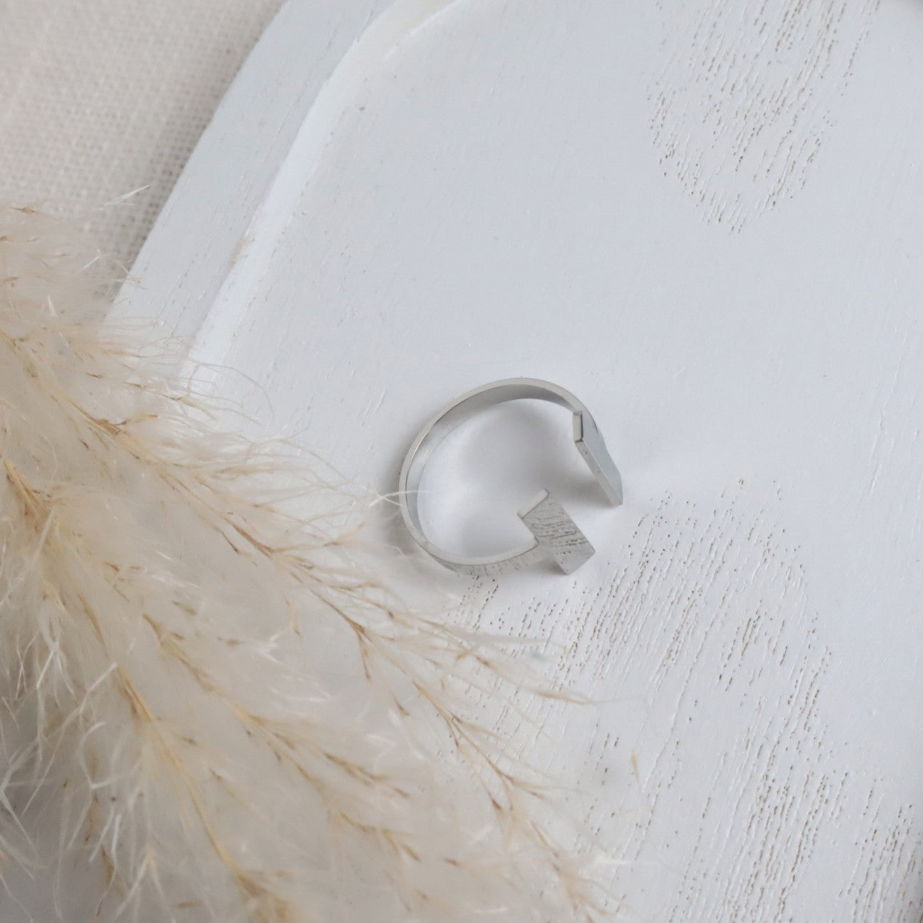 Ring Edelstahl Silber – Minimalistisch & verstellbar