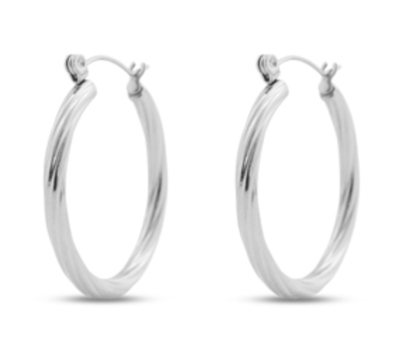 Creolen Edelstahl – Silber