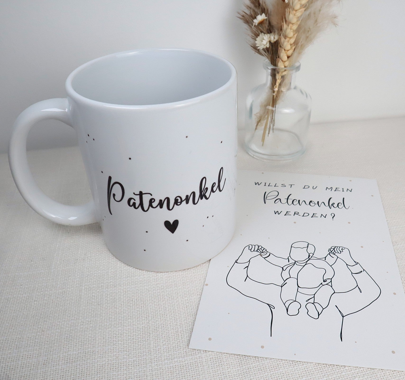 Tasse Patenonkel fragen - Willst du mein Patenonkel werden
