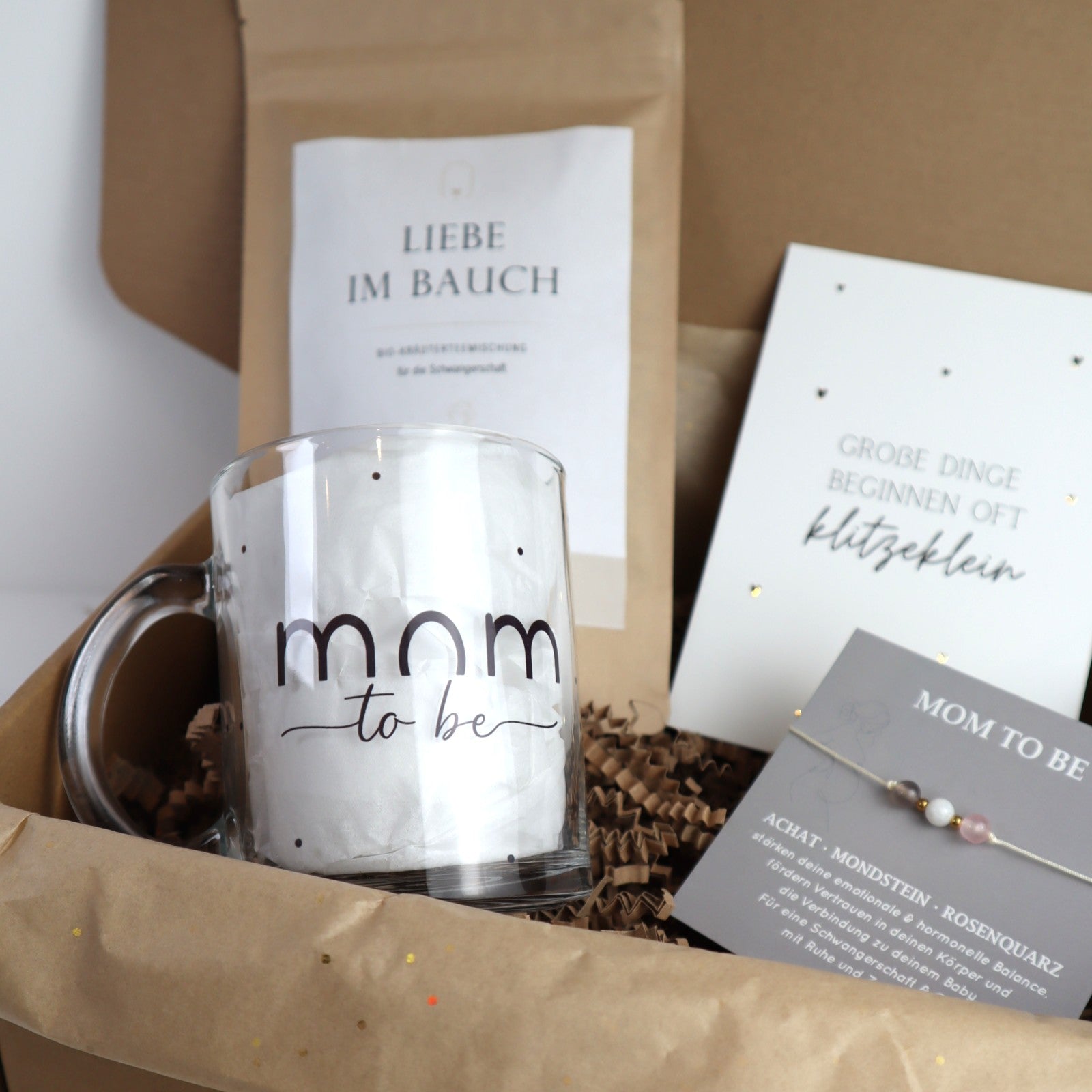 Schwangerschafts-Geschenkbox groß für werdende Mamas | Mom to be Box