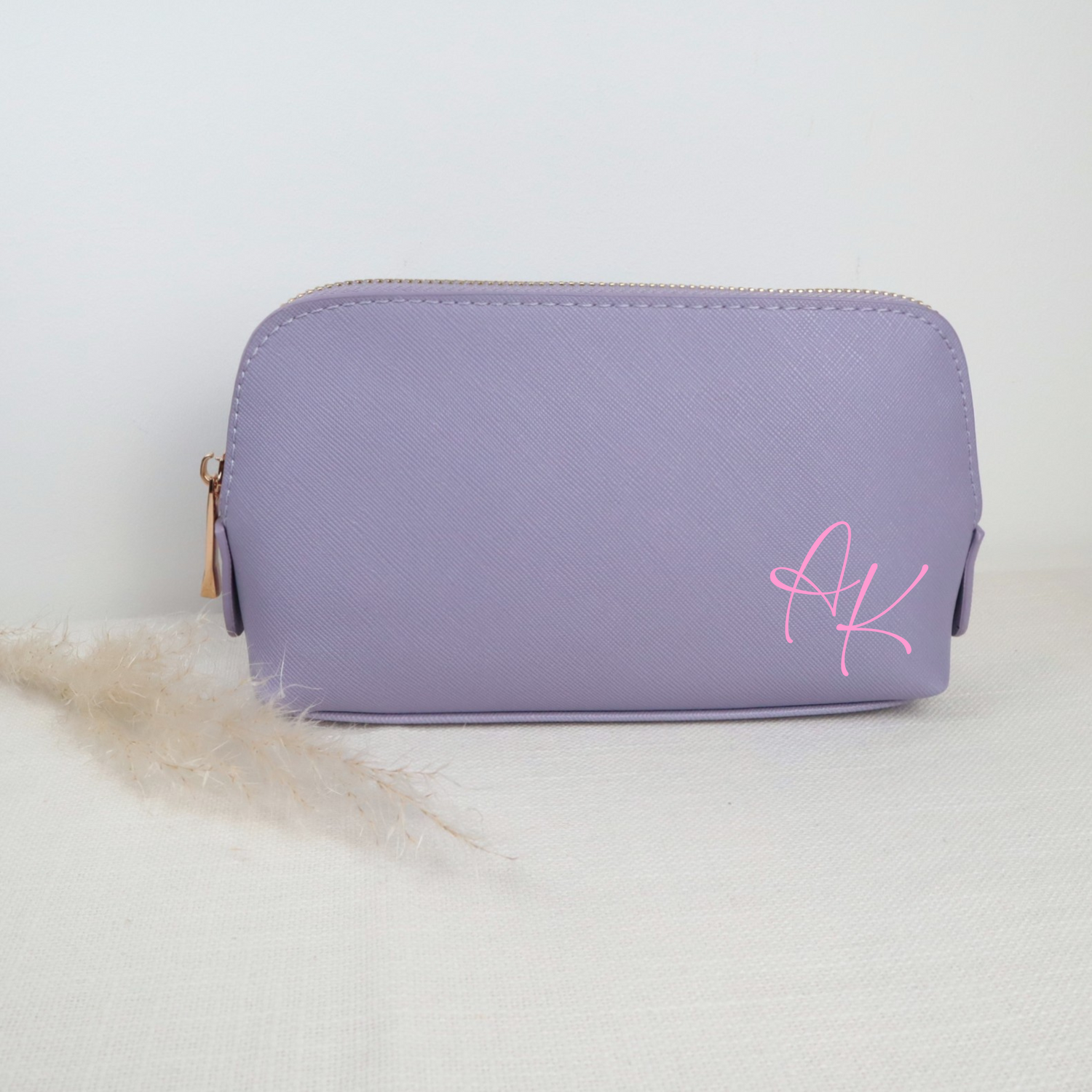 Kosmetiktasche mit Initialen – personalisiert, 5 Farben