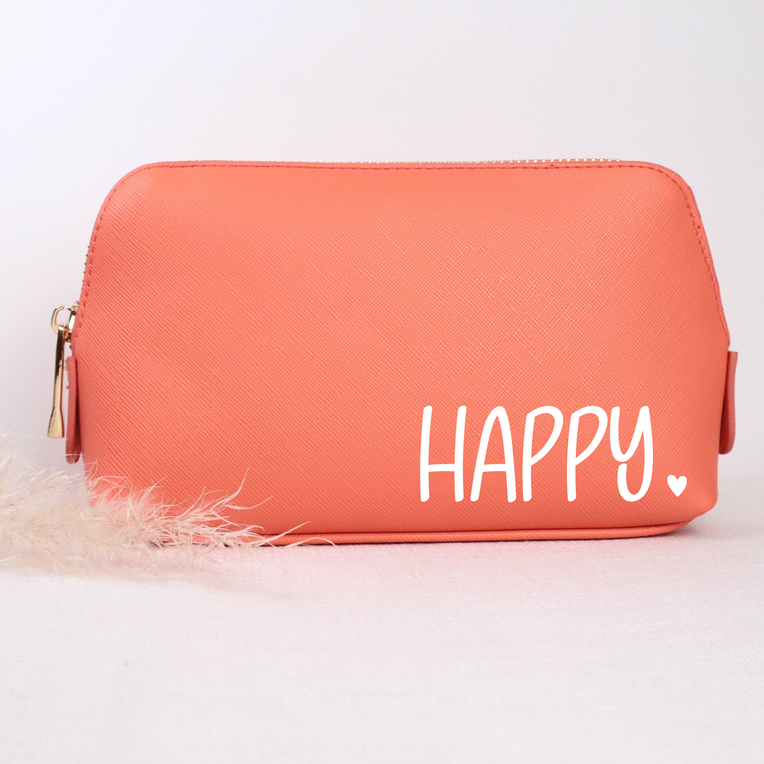 Kosmetiktasche „happy.“ – farbenfrohe Auswahl