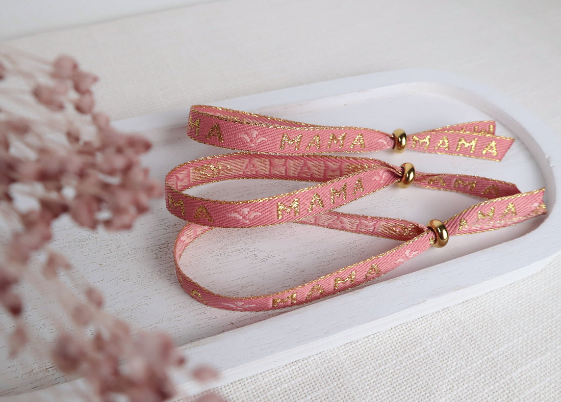 Stoffarmband Mama | Festivalarmband