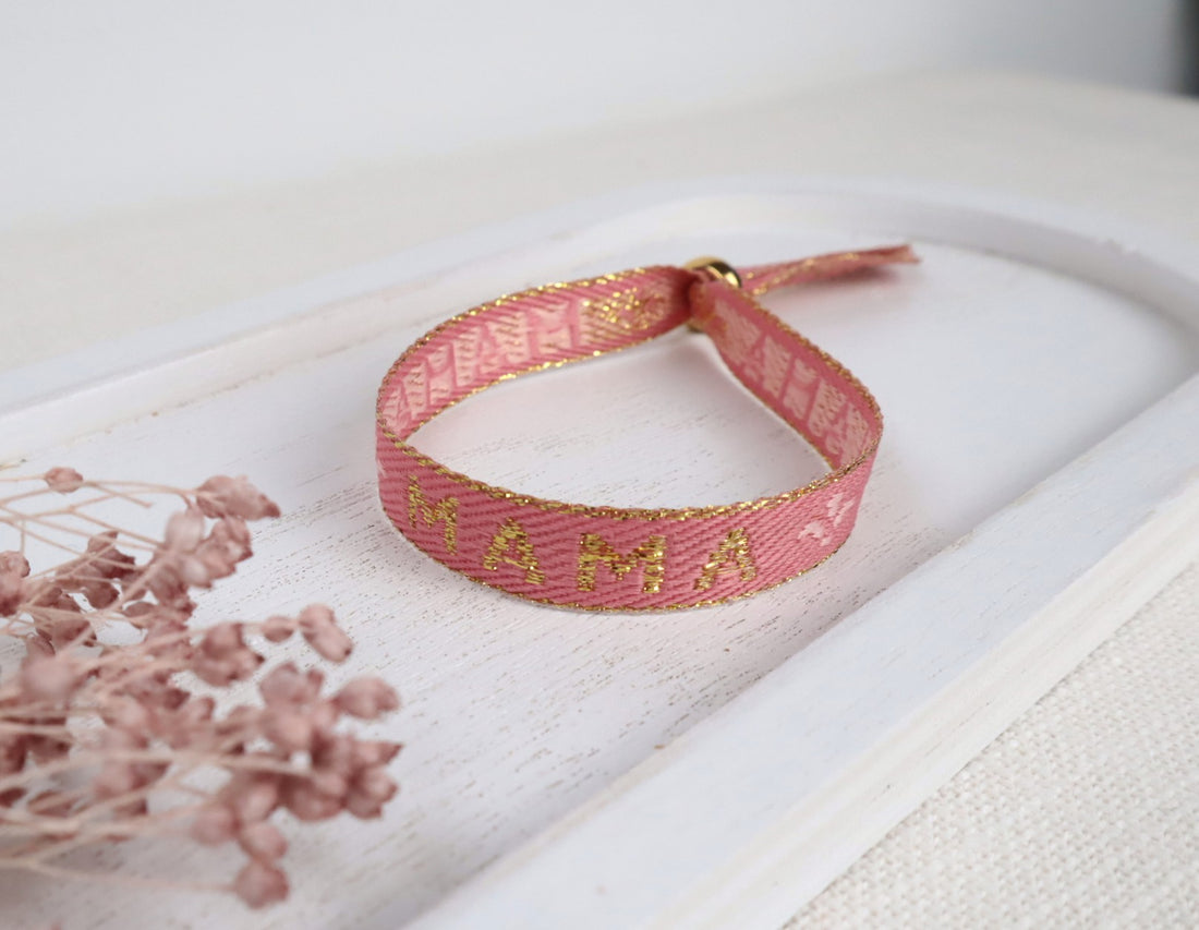 Stoffarmband Mama | Festivalarmband