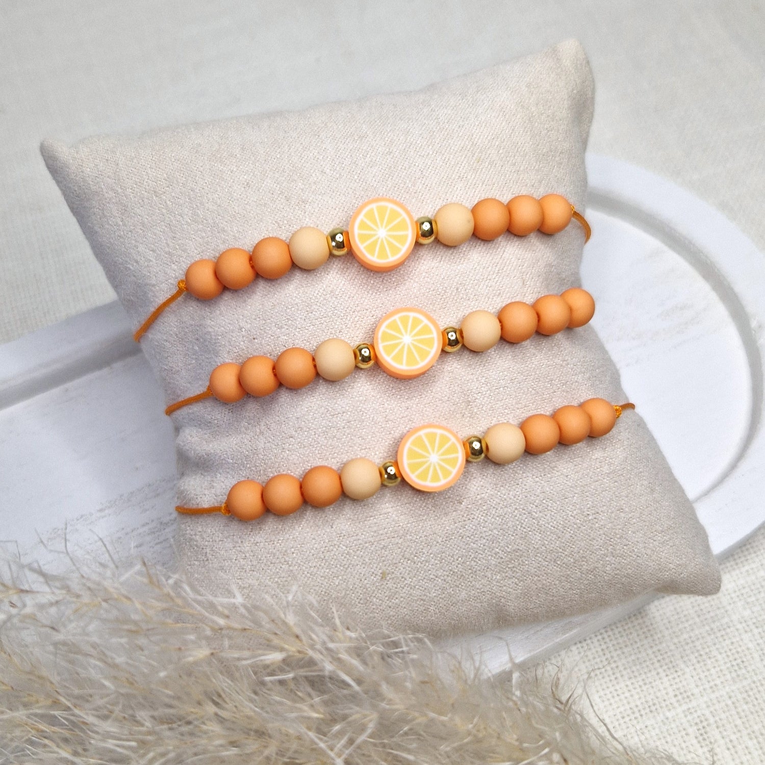 Armband Aperol Style | Sommerarmband Aperol-Vibes