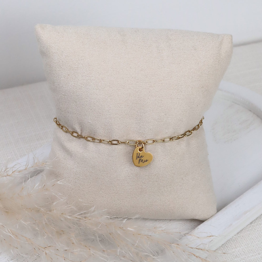 Edelstahl-Armband mit Gravur – personalisierbar in Gold oder Silber