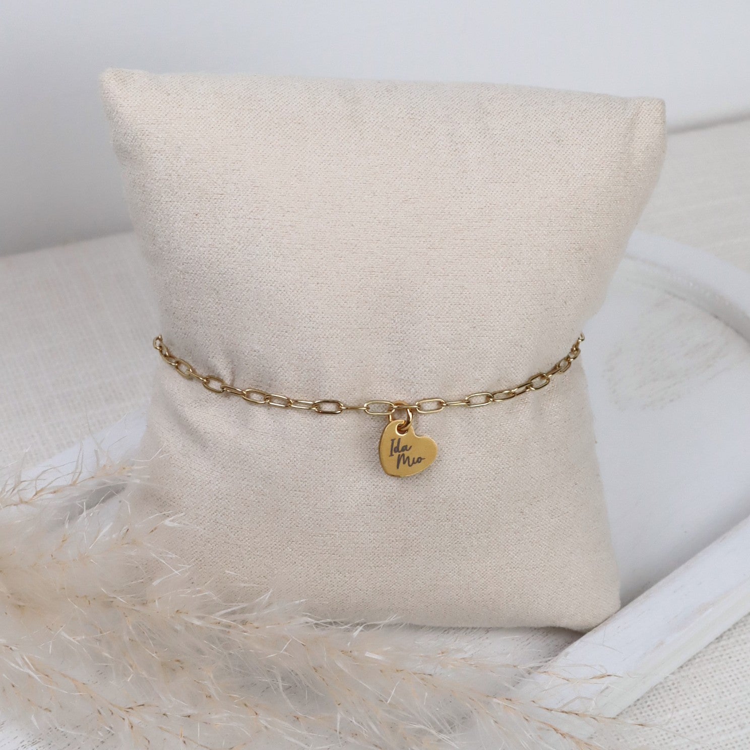 Edelstahl-Armband mit Gravur – personalisierbar in Gold oder Silber