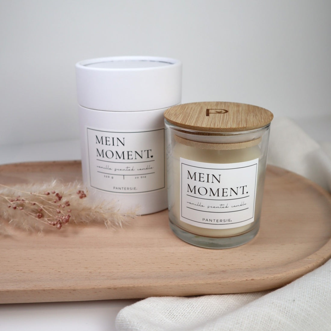 Duftkerze „Mein Moment“ – Vanille | Kleine Auszeit für Mamas