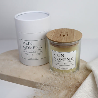 Duftkerze „Mein Moment“ – Vanille | Kleine Auszeit für Mamas