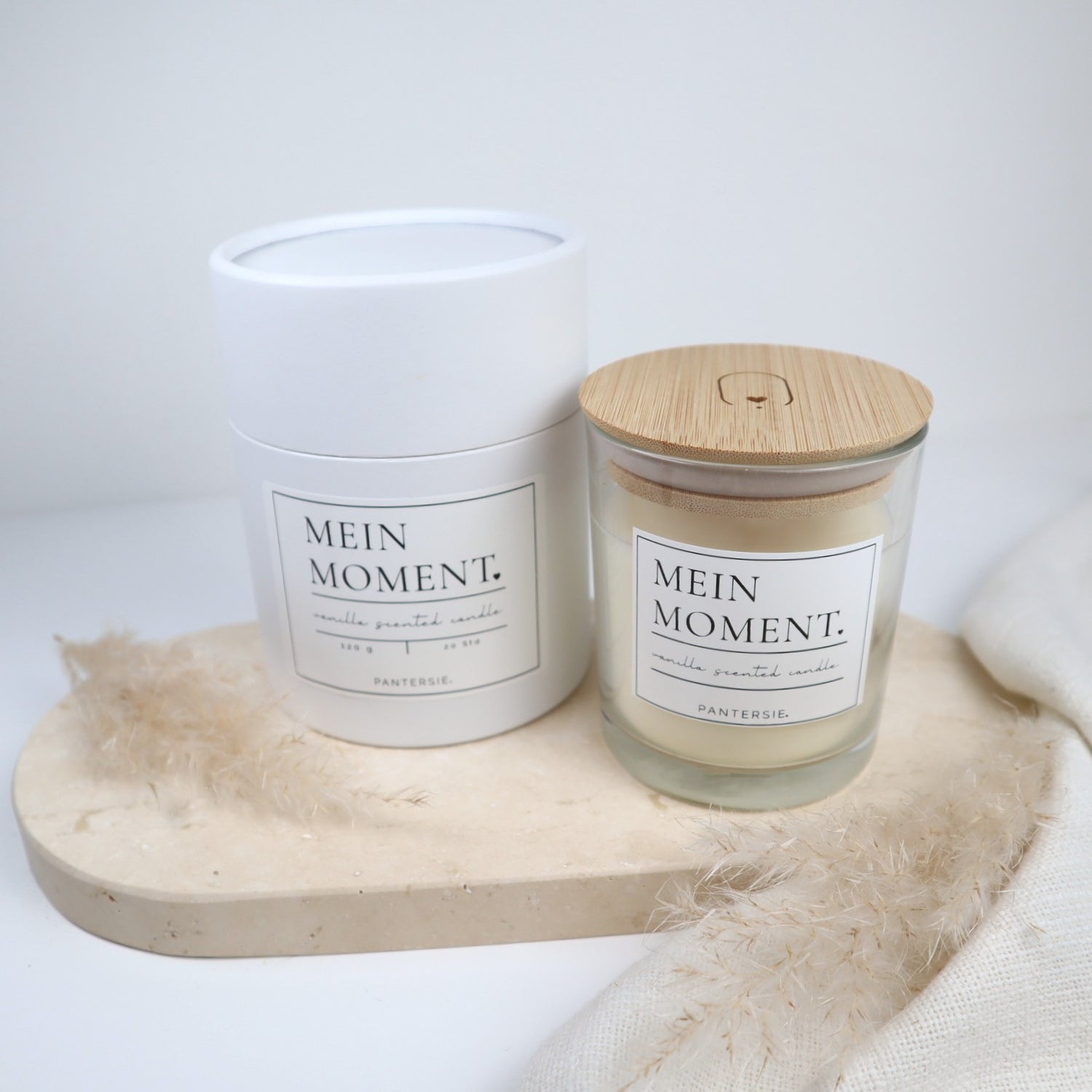 Duftkerze „Mein Moment“ – Vanille | Kleine Auszeit für Mamas