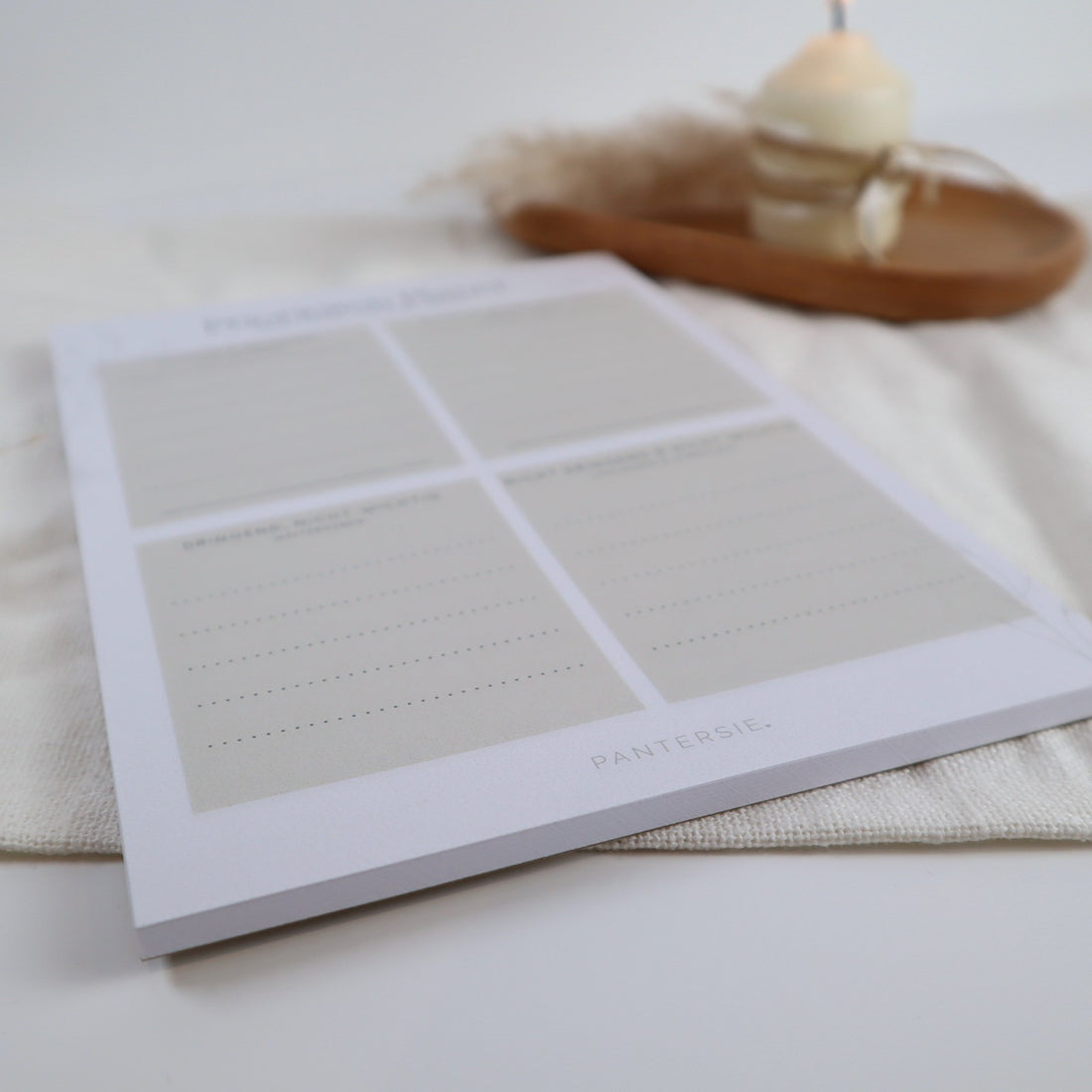 Prioritäten-Planer Abreißblock A5 – mit Ausfüllhilfe | Struktur &amp; Fokus im Mama-Alltag