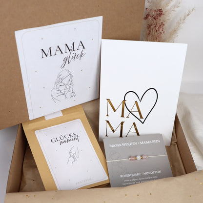 Mama-Glück Geschenkbox | Set für frischgebackene Mamas