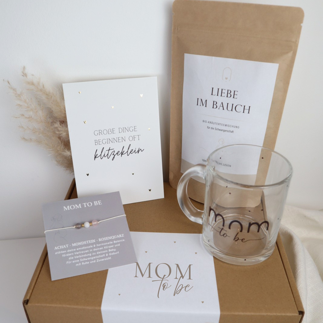 Schwangerschafts-Geschenkbox groß für werdende Mamas | Mom to be Box