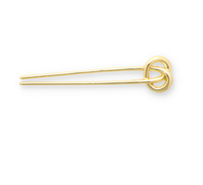 Haarnadel Knoten - gold
