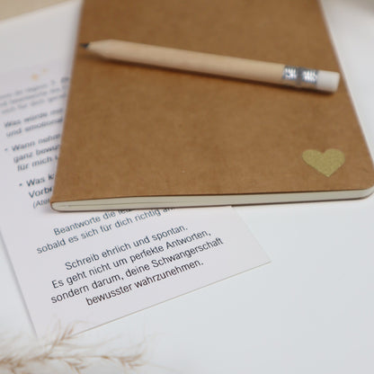 Mini-Journal Schwangerschaft | 5 bewusste Minuten für werdende Mamas