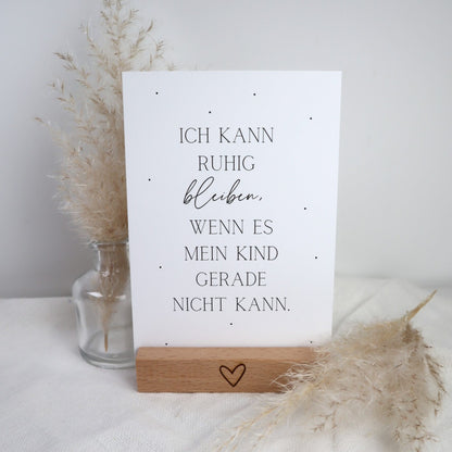 Affirmationskarten für Mamas mit personalisierbarem Kartenhalter | 20 positive Karten im A6-Format