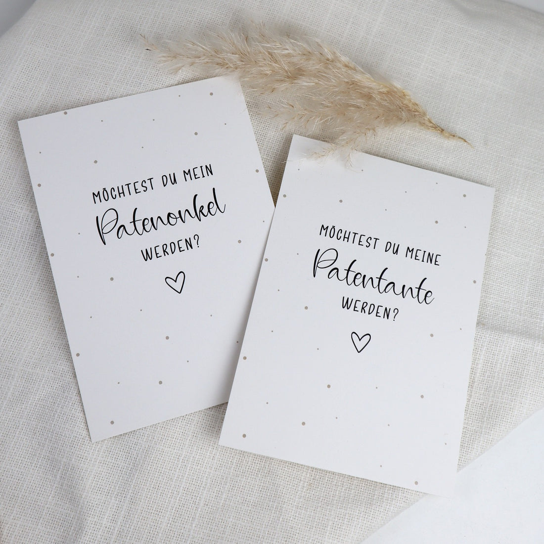Postkarte Patenfrage – Möchtest du meine Patentante / mein Patenonkel werden?