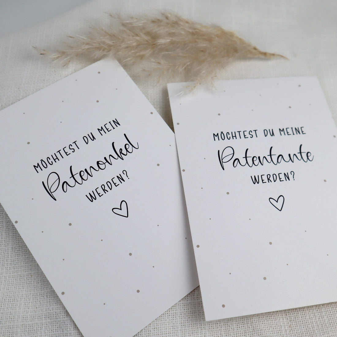 Postkarte Patenfrage – Möchtest du meine Patentante / mein Patenonkel werden?