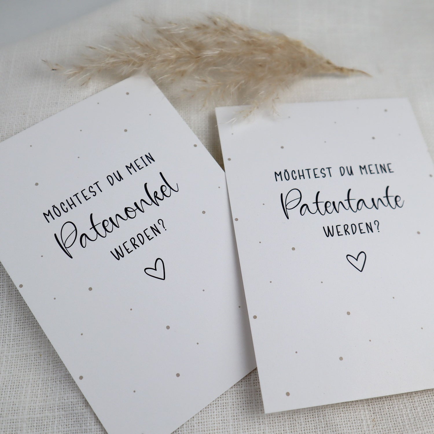 Postkarte Patenfrage – Möchtest du meine Patentante / mein Patenonkel werden?