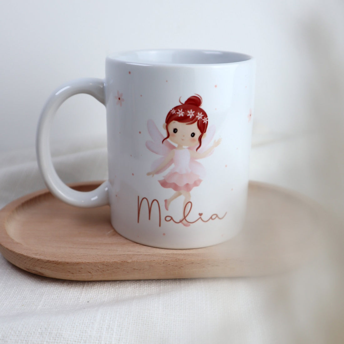Kindertasse Fee mit Name - personalisierte Tasse