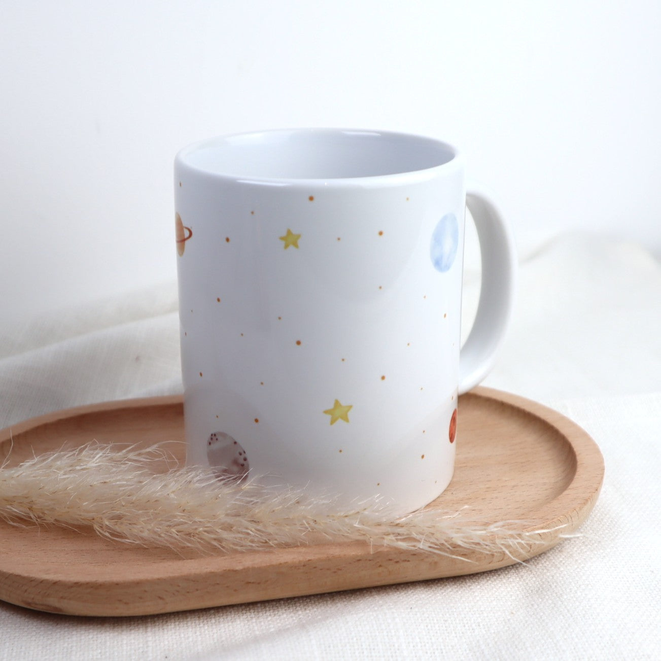 Kindertasse Weltraum mit Name - personalisierte Tasse Weltraum &amp; Rakete