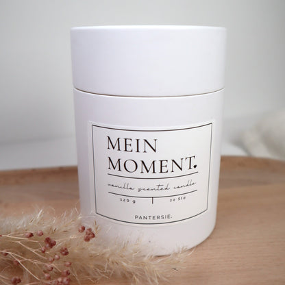 Duftkerze „Mein Moment“ – Vanille | Kleine Auszeit für Mamas