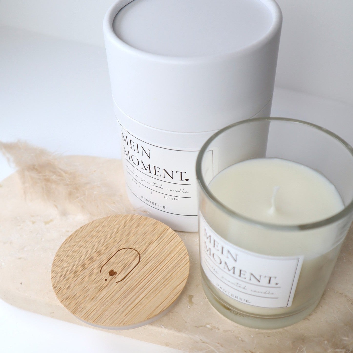 Duftkerze „Mein Moment“ – Vanille | Kleine Auszeit für Mamas