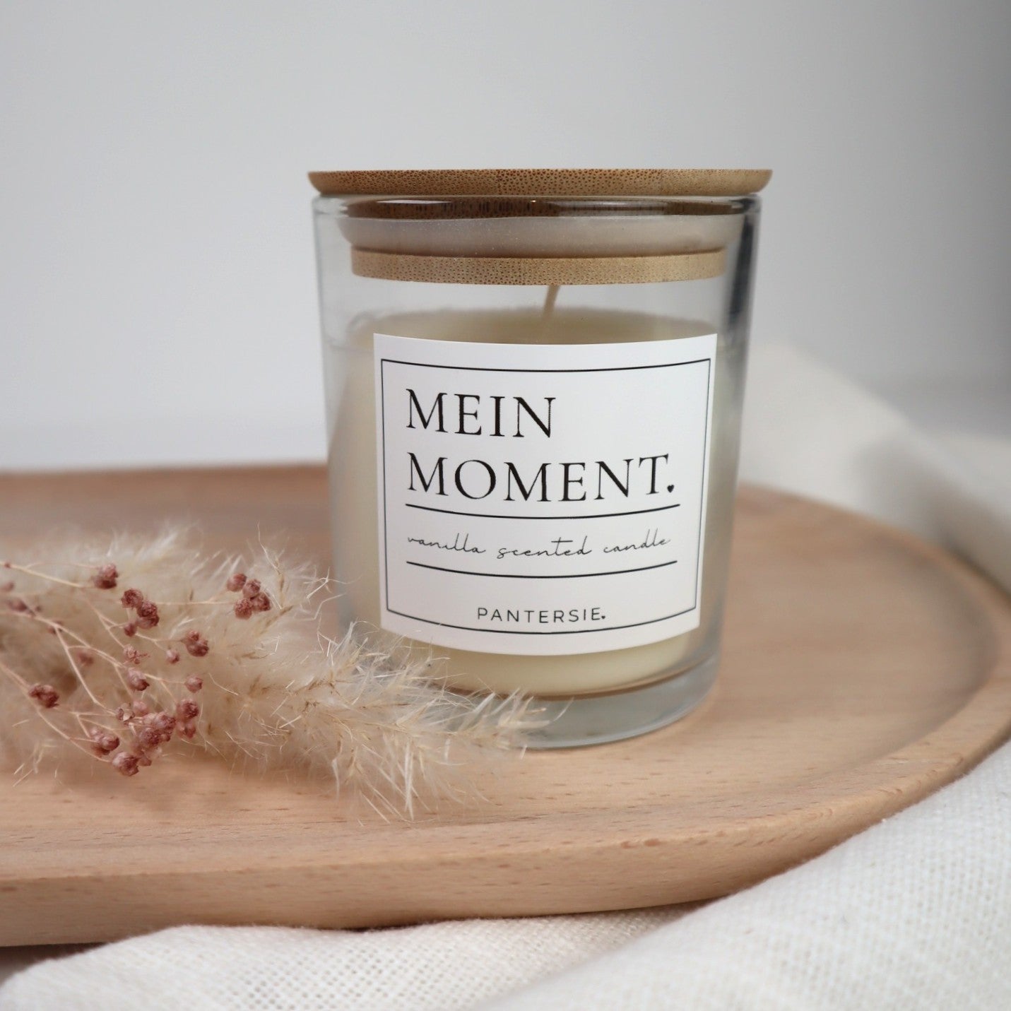 Duftkerze „Mein Moment“ – Vanille | Kleine Auszeit für Mamas