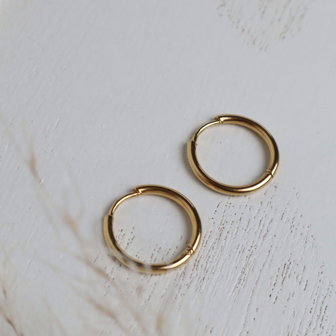 Creolen mini – Edelstahl Ohrringe in Gold oder Silber