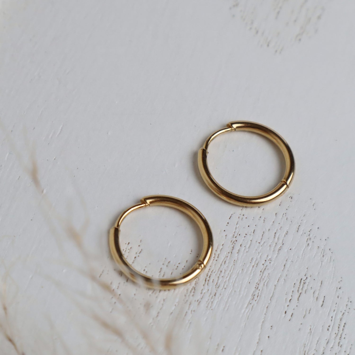 Creolen mini – Edelstahl Ohrringe in Gold oder Silber