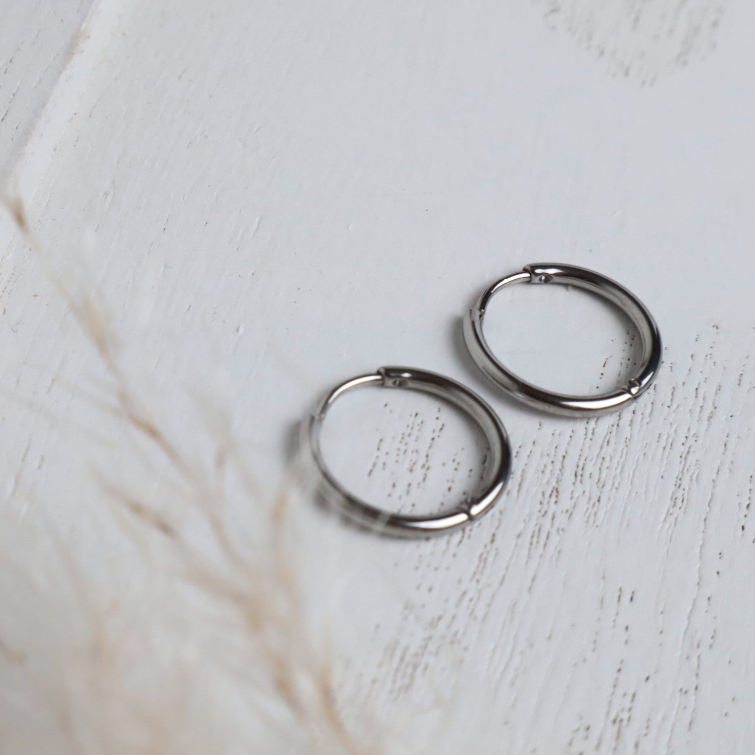 Creolen mini – Edelstahl Ohrringe in Gold oder Silber