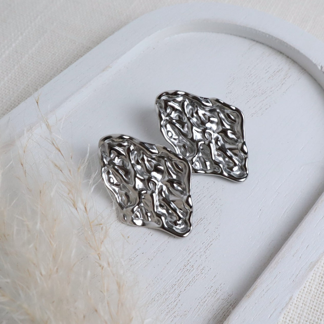 Statement-Ohrringe Irregular – Edelstahl in Gold oder Silber