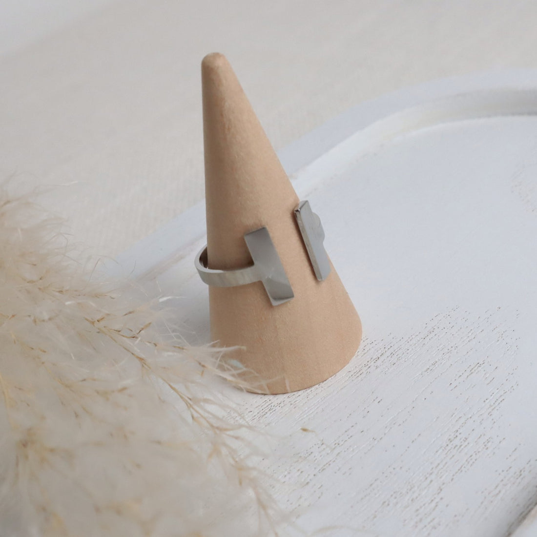 Ring Edelstahl Silber – Minimalistisch &amp; verstellbar