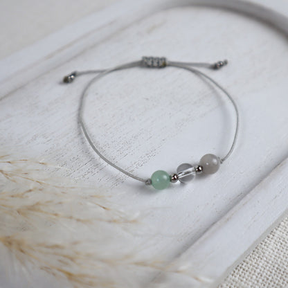 Natursteinarmband Schulkind – Mut, Konzentration &amp; Selbstvertrauen | Geschenk zur Einschulung
