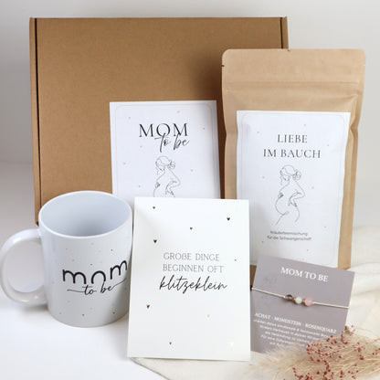 Schwangerschafts-Geschenkbox groß für werdende Mamas | Mom to be Box