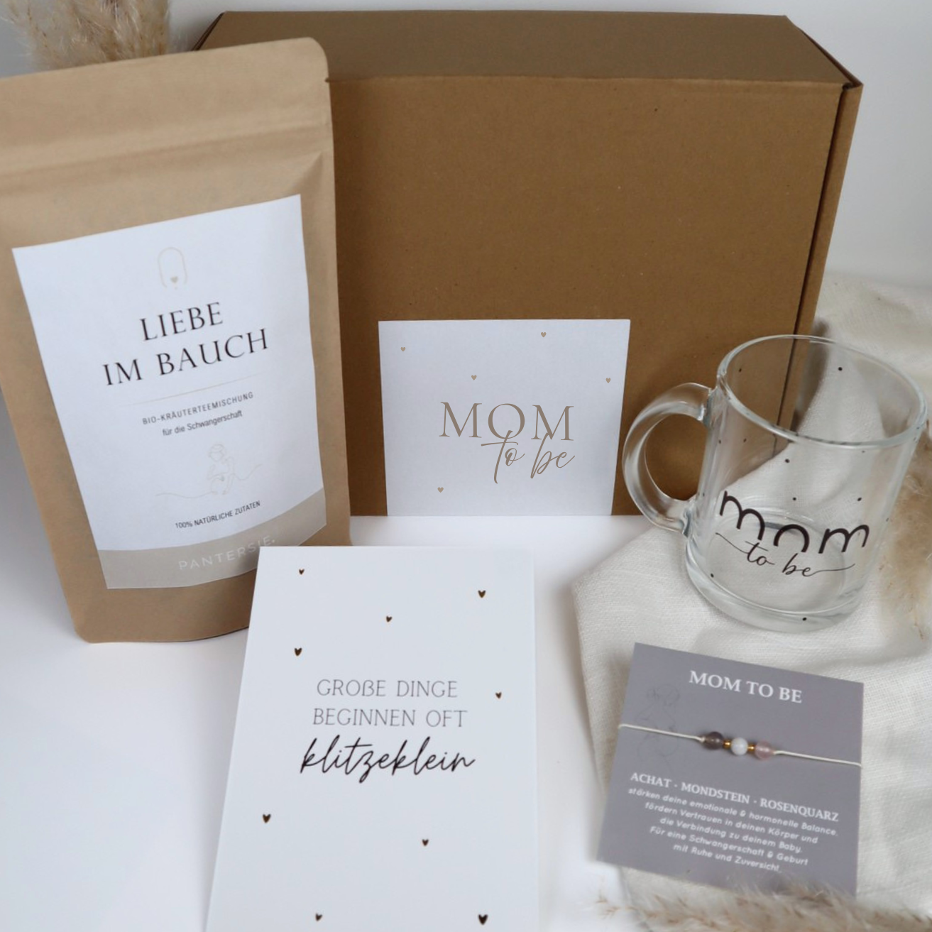 Schwangerschafts-Geschenkbox groß für werdende Mamas | Mom to be Box