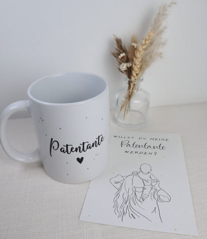 Tasse Patentante | Willst du meine Patentante werden?