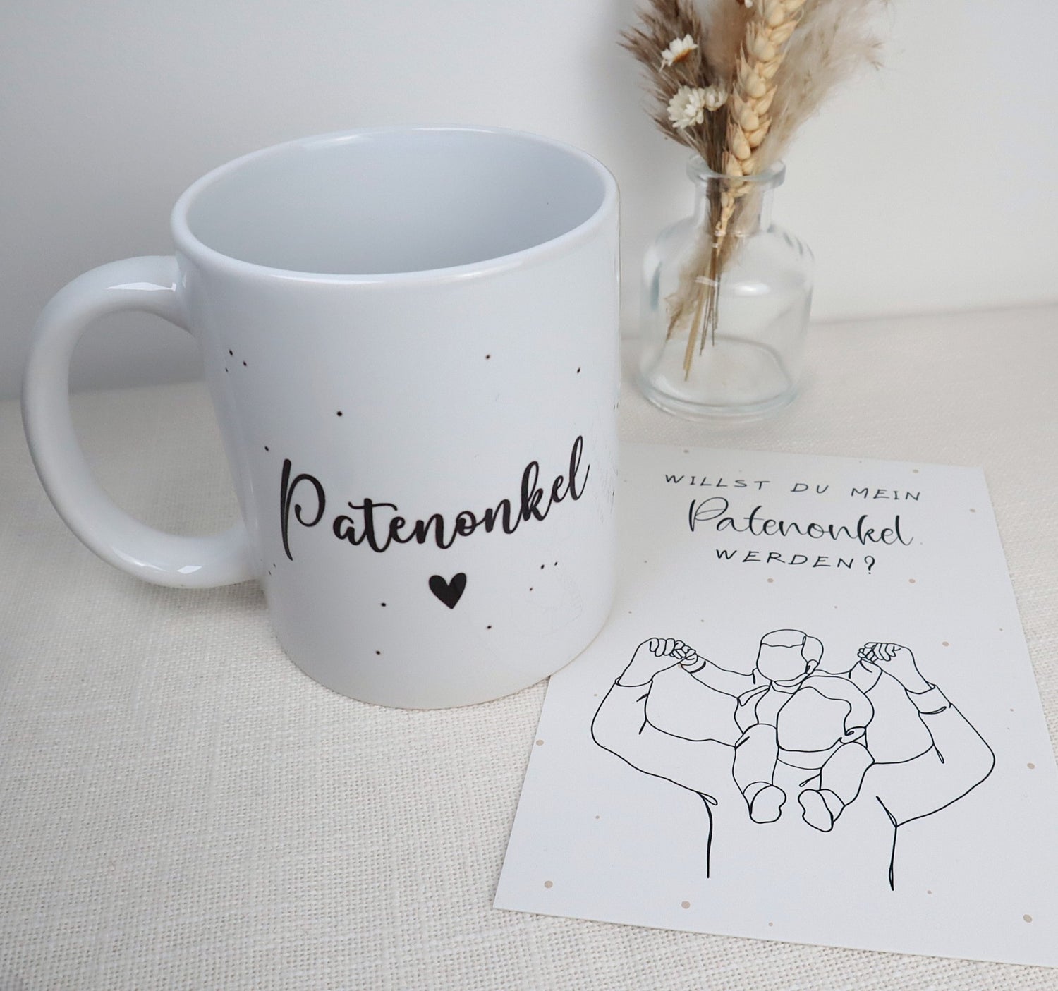 Tasse Patenonkel fragen - Willst du mein Patenonkel werden