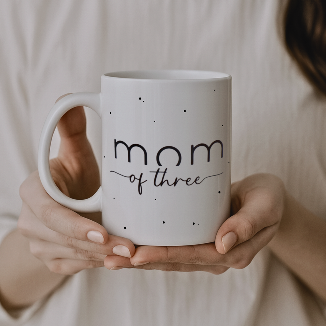 Tasse MOM of one/two/three... – personalisierbar mit Kinderanzahl