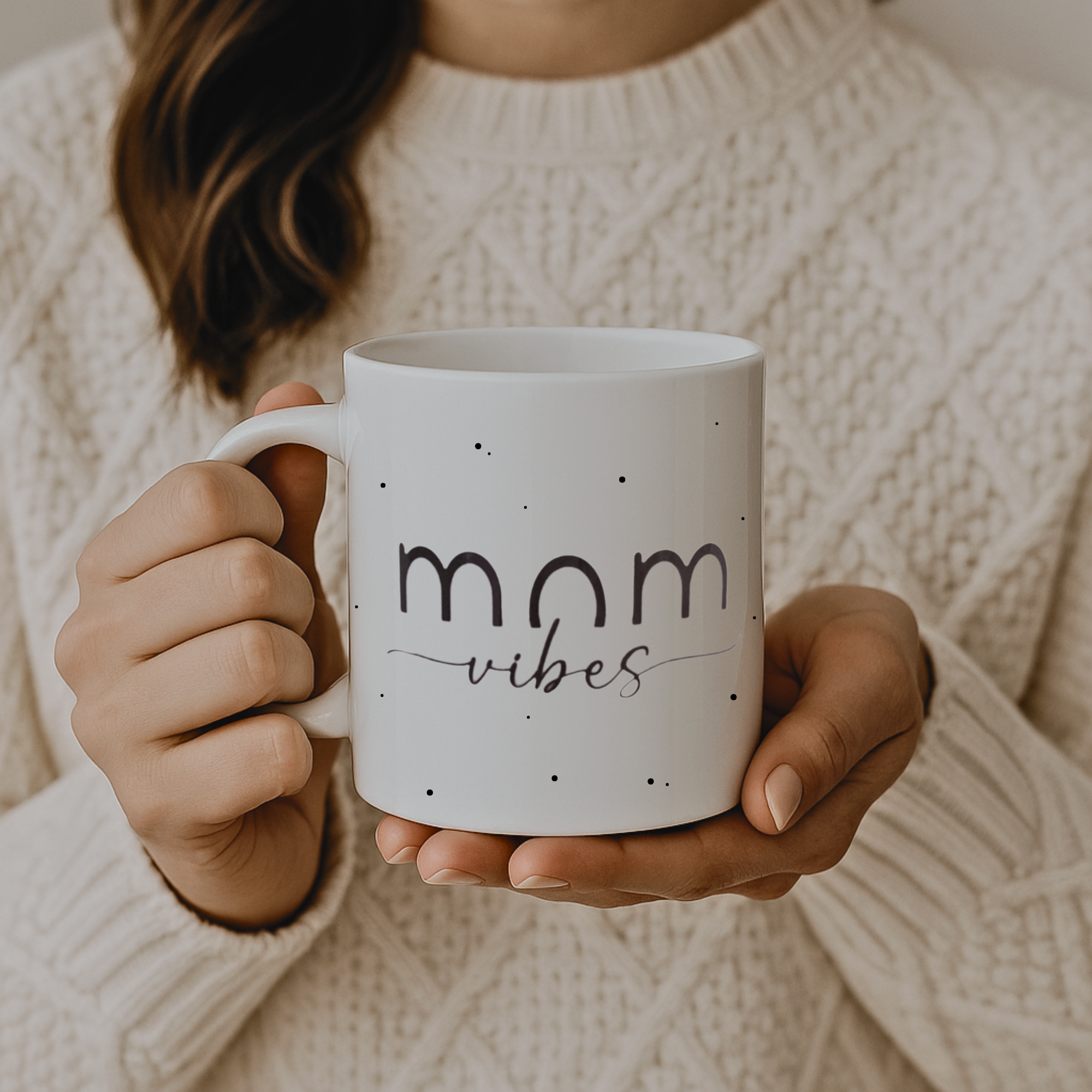 Tasse „Mom Vibes“ | Geschenk für Mamas mit Stil
