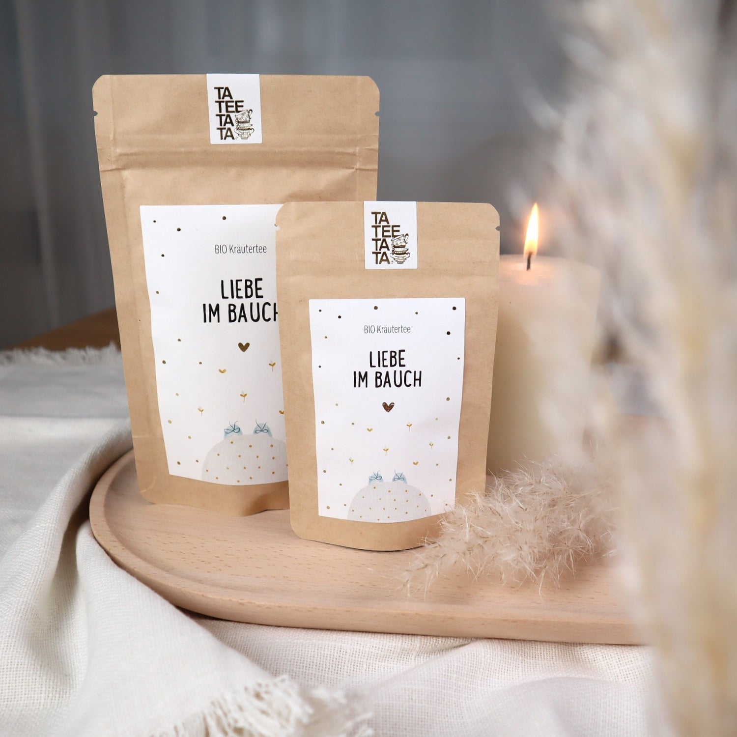 Tee „Liebe im Bauch“ – Bio Kräutertee für Schwangere | Geschenkidee Schwangerschaft