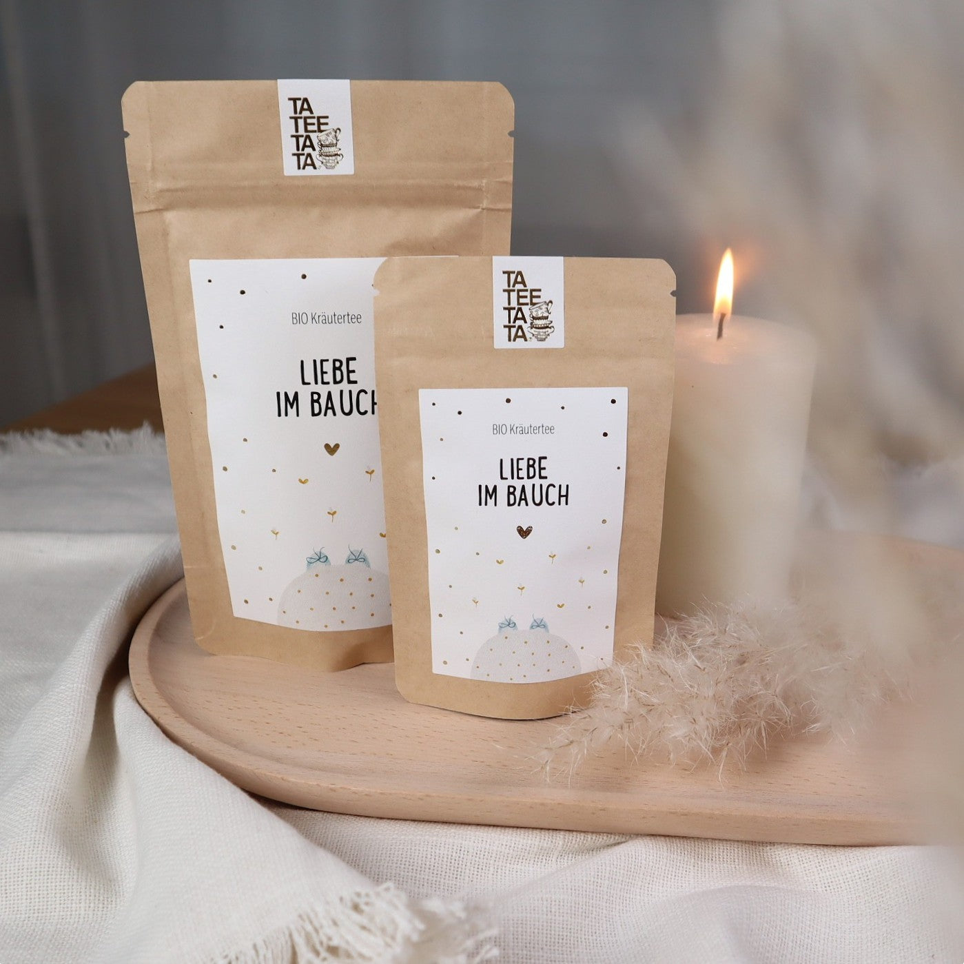 Tee „Liebe im Bauch“ – Bio Kräutertee für Schwangere | Geschenkidee Schwangerschaft